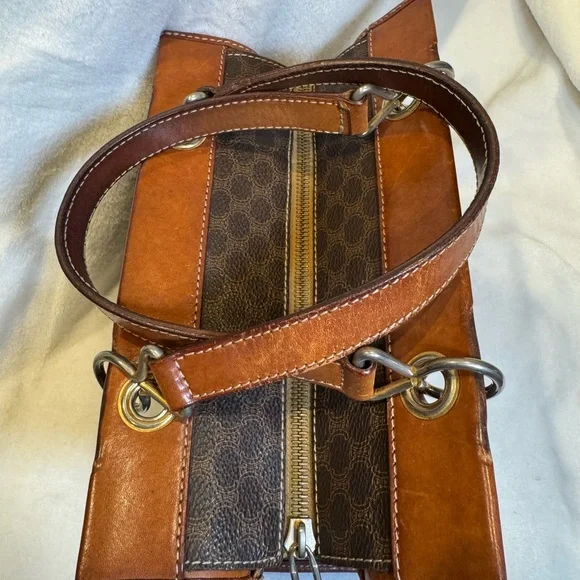 Vintage Celine Macadam Brown Tote Bag - Picture 4 of 6